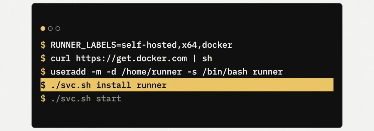 How to set up a self-hosted GitHub Actions runner with cloud-init